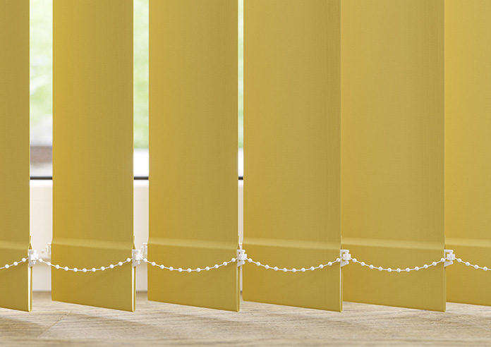 Palermo (Blackout), Mustard - Vertical Blind - Image 4